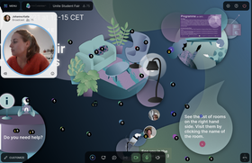 Unite! Virtual Fair lobby