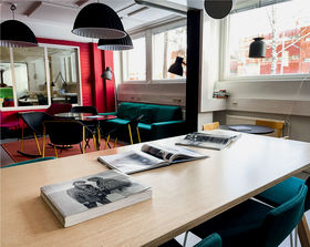 Space 21 common spaces in a daylight.