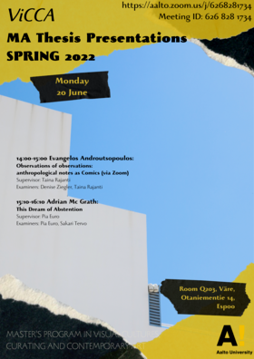 Students defending their dissertations on the 20th of June.