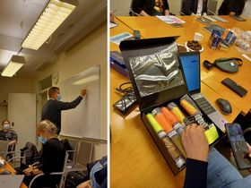 Presentation by Poul-Erik Jørgensen (VIA team). Photos by Aalto University, Giulnara Launonen