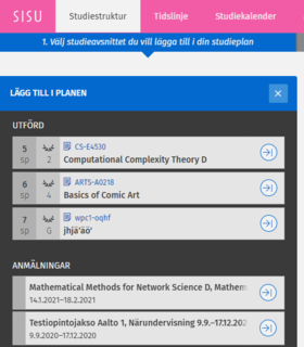 Vyn för menyn ”Placera i planen”