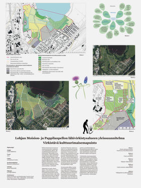 Linda Pääkkönen master thesis：Lohjan Moision- ja Pappilanpellon lähivirkistysalueen yleissuunnitelmaVirkistävä kulttuurimaisemapuisto