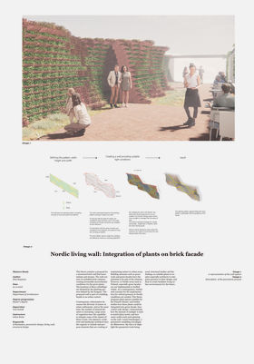 Ilmo_Kapanen master thesis: Nordic living wall Integration of plants on brick facade