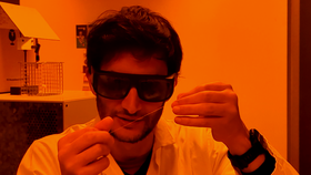 Visit to the University of Cambridge. On the photo - Pedro Silva