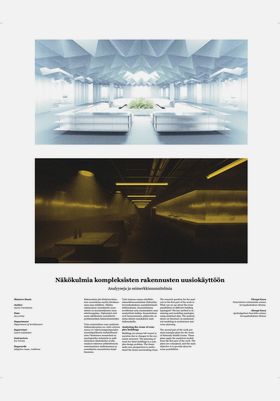 The Poster of Aaron Vartiainen's mater's thesis work.