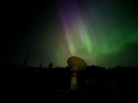 Aurora Borealis at Metsähovi Radio Observatory