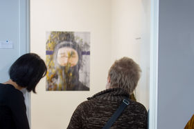 Exhibition walk around the bathrooms in Väre