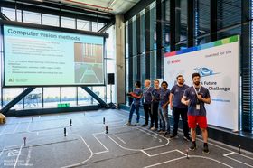 Aalto's team at the competition 