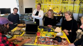 Beyond e-Textiles, Biannual workshop #6. Photo by Sophie Skach, Iceland University of the Arts