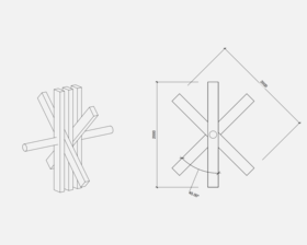 Drawing of joinery solution for snowflake