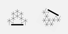 Elevation of Lumilyhty design showed in correct orientation and upside down to conceptualise a roof design
