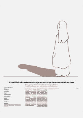 person with their shadow