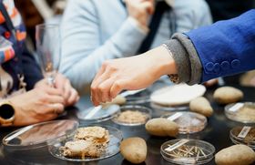 Research stand by Marike Langhans (Impact Forum 2024). Photo by Chien-Chi Kuo.