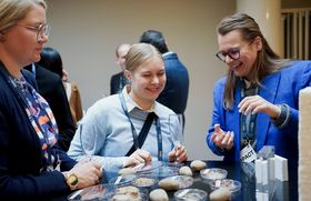 Research stand by Marike Langhans (Impact Forum 2024). Photo by Chien-Chi Kuo.