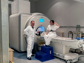 Ana Triana was herself the subject of the research, monitored as she went about her daily life. Photo by Enrico Glerean.