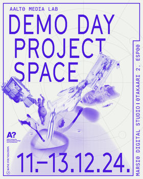 Aalto Media Lab Demo Day Project Space