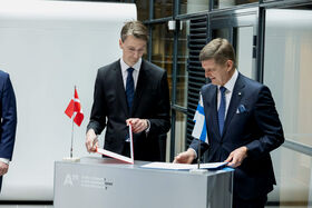 Signing the Letter of Intent.