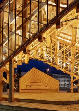 Kide Night View of Stage