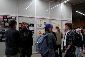 Photograph from the CS Grad Show