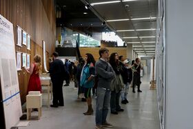 Photograph from the CS Grad Show