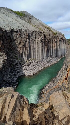 Basalttipylväät Islannissa