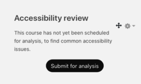 Accessibility analysis