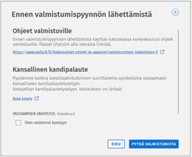 Kansallinen kandipalaute