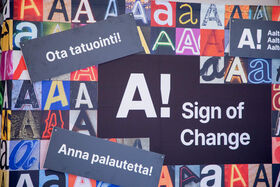 Aalto-yliopiston messuseinä