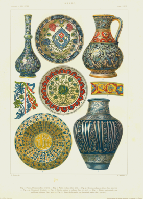 Plate 70, "Arabo". Gli Stili nella forma e nel colore