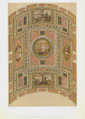 Planche 78-79 "Palazzo Grimani", Palast-Architektur von Ober-Italien und Toscana vom XV. bis XVII