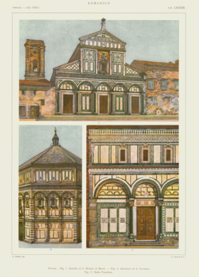 Plate 89, "Romanico". Gli stili nella forma e nel colore