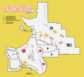 Map of 1st floor