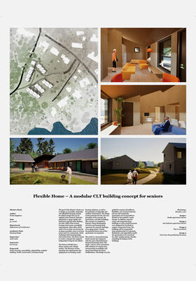 A Master's thesis on a modular CLT building concept for seniors.