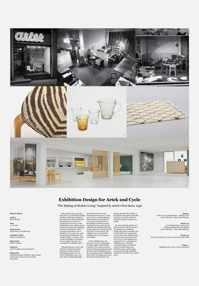 A Master's thesis on the exhibition design for Artek 2nd cycle.
