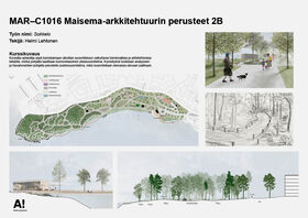 Esimerkkityö maisema-arkkitehtuurin perusteet 2B-kurssilta