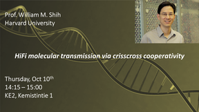 Advertisement about William Shih's talk