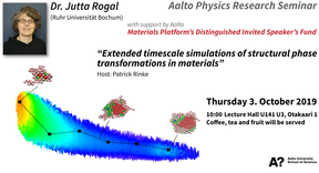 Jutta Rogal seminar advert