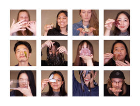 Students' portraits with their adopted creatures in Kristineberg workshop in April, 2019