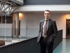 Samuel Kaski indoors at Aalto University premises