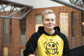 Aalto University acoustics and audio technology student Lauros Pajunen 