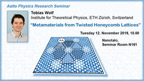 physics research seminar advert