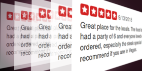 Fake reviews by Secure Systems research group at department of computer science