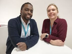 Mcha Khamis and Liisa Åström