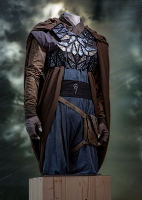 Colourful costume made with sustainable, natural materials by Urs Dierker