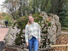 Veera standing in nature