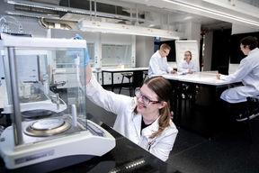 Students in laboratory