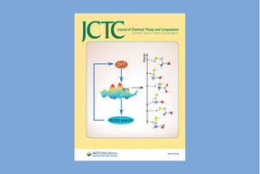 A graphic showing a front cover describing the conformer search method