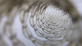 ModelCom webpage, main image, nylon yarn helix. Photo by Aalto University, Maija Vaara