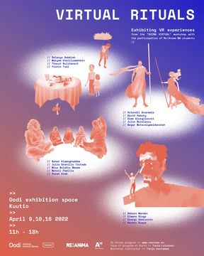 Animaation kansainvälisten maisteriopiskeloijoiden virtuaalitodellisuutta käsittelevä näyttely Oodissa 
