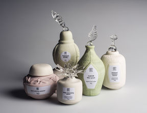 ceramic sculptures next to each other